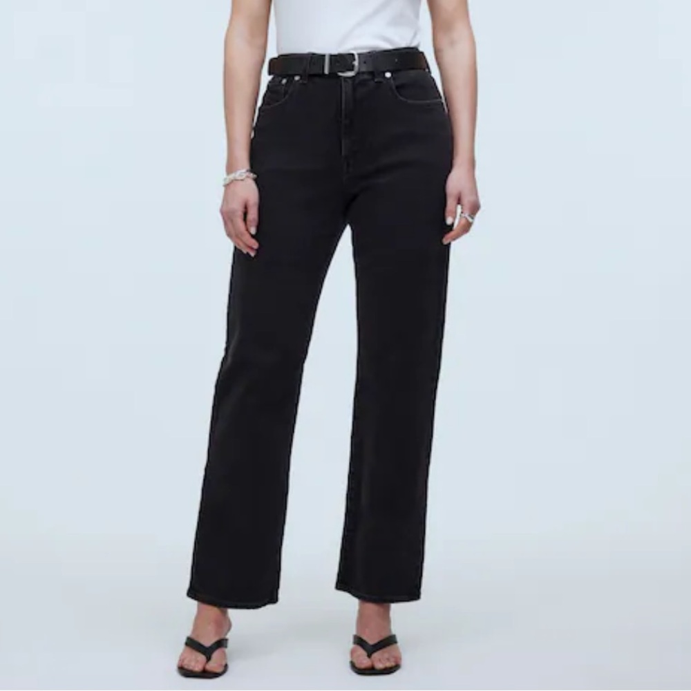 Madewell Curvy '90s Straight Jean in Belmere Wash